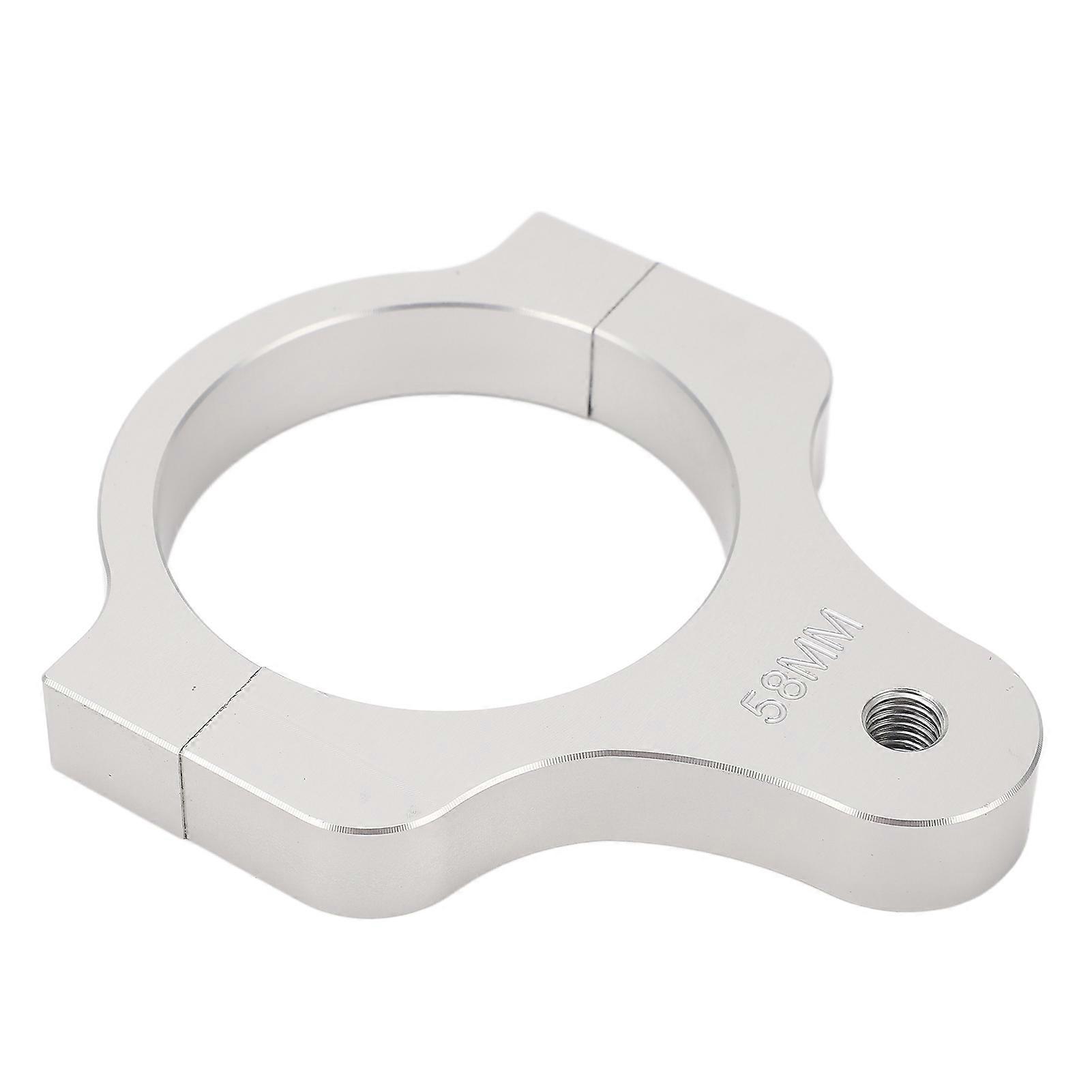 Steering Damper Fork Frame Mounting Clamp Vibrations Reduction Lightweight Damper Fork Bracket Support Holder for Motorcycle 58MM