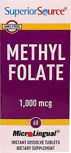 Superior Source Methylfolate Tabs, 1,000 Mcg 60 Tabs