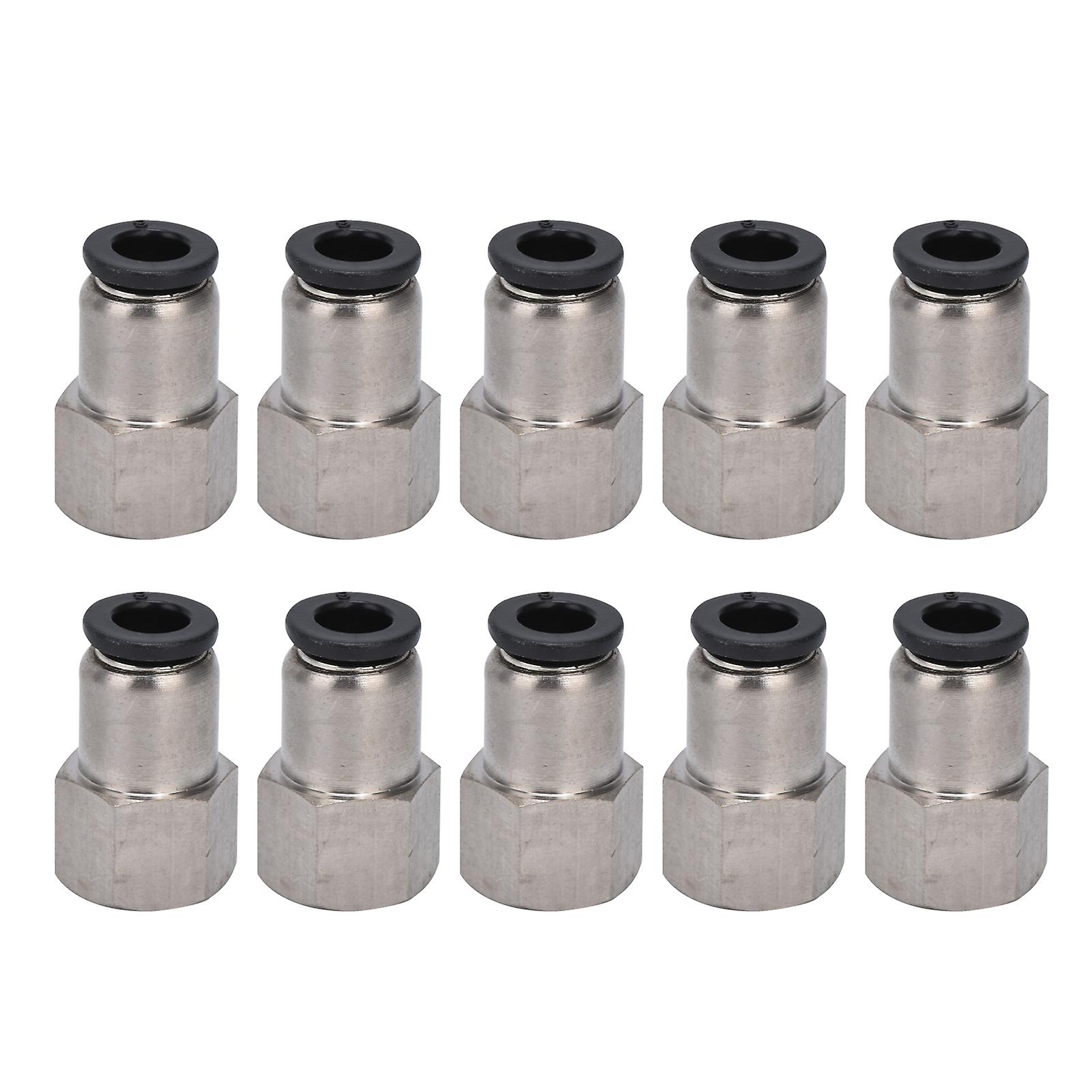 Female Straight Pneumatic Connecter Straight Pneumatic Quick Fitting Air Line Connector6-04
