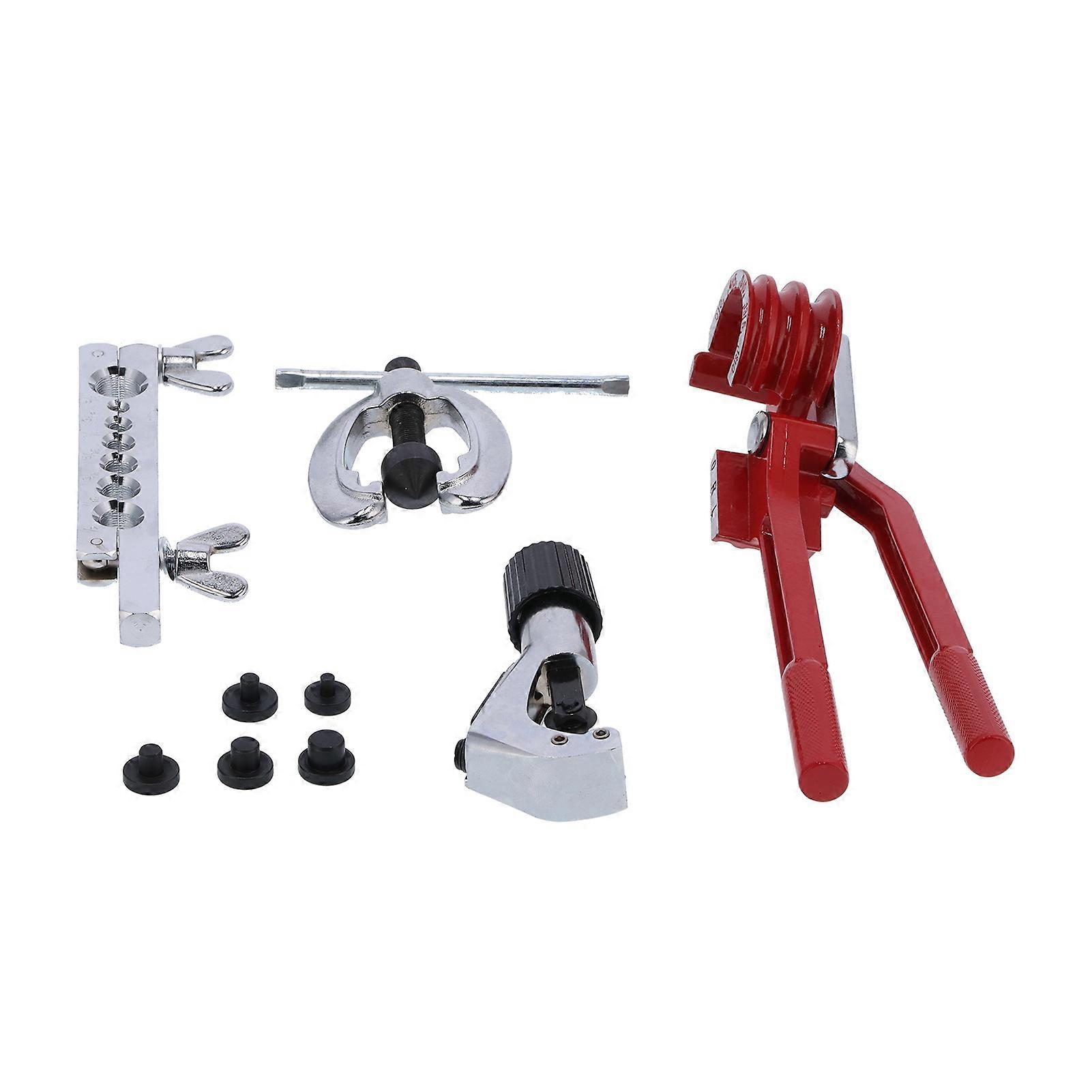 Tube Expander Kit Manual Pipe Expanding Tool for Flaring Pipelines Repairing Brake