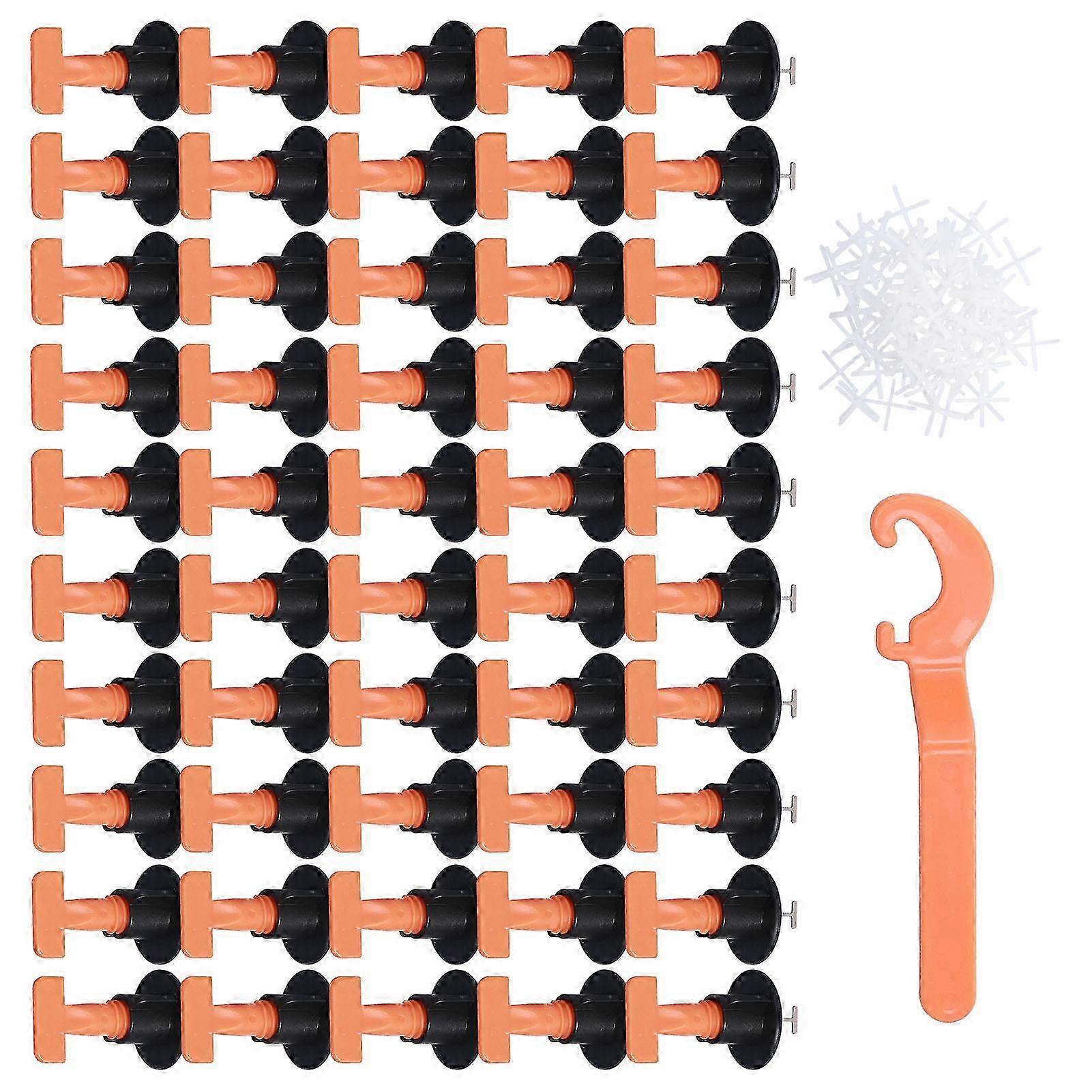 151PCS Tile Leveler Spacer Floor Tile Leveling System Reusable Wall Leveling System with Wrench