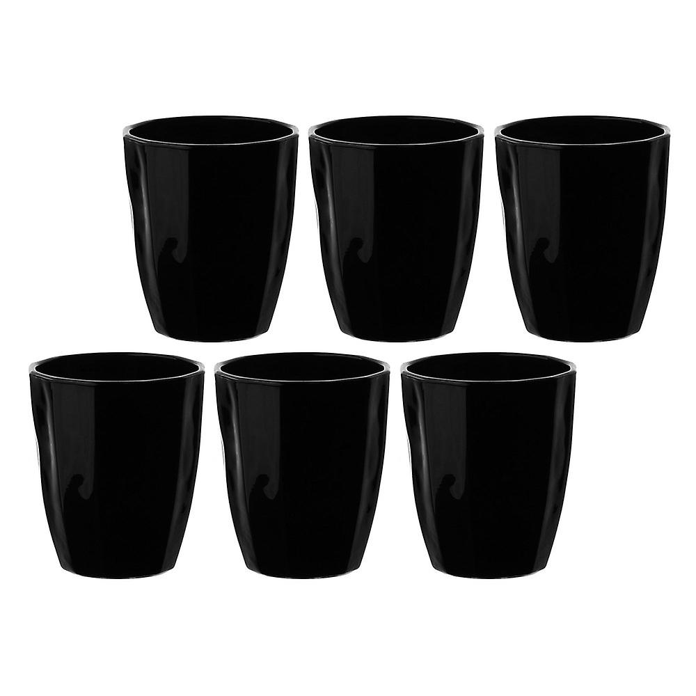 Rose&Tulipani set de 6 verres 320 ml noir R116500008Z
