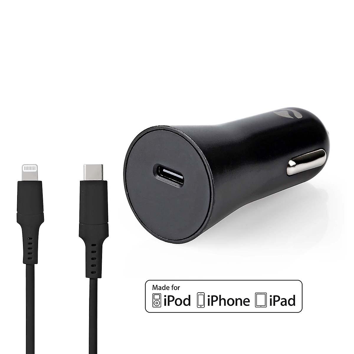 Car Chargers | 20 W | 1.67 / 2.22 / 3.0 A | Number of outputs: 1 | Port Type: USB-C™ | Lightning 8-Pin (Sat