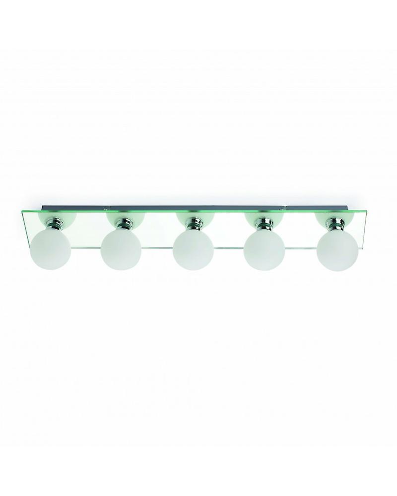 Lass Mirror Wall Lamp 5 Lights For Bathrooms