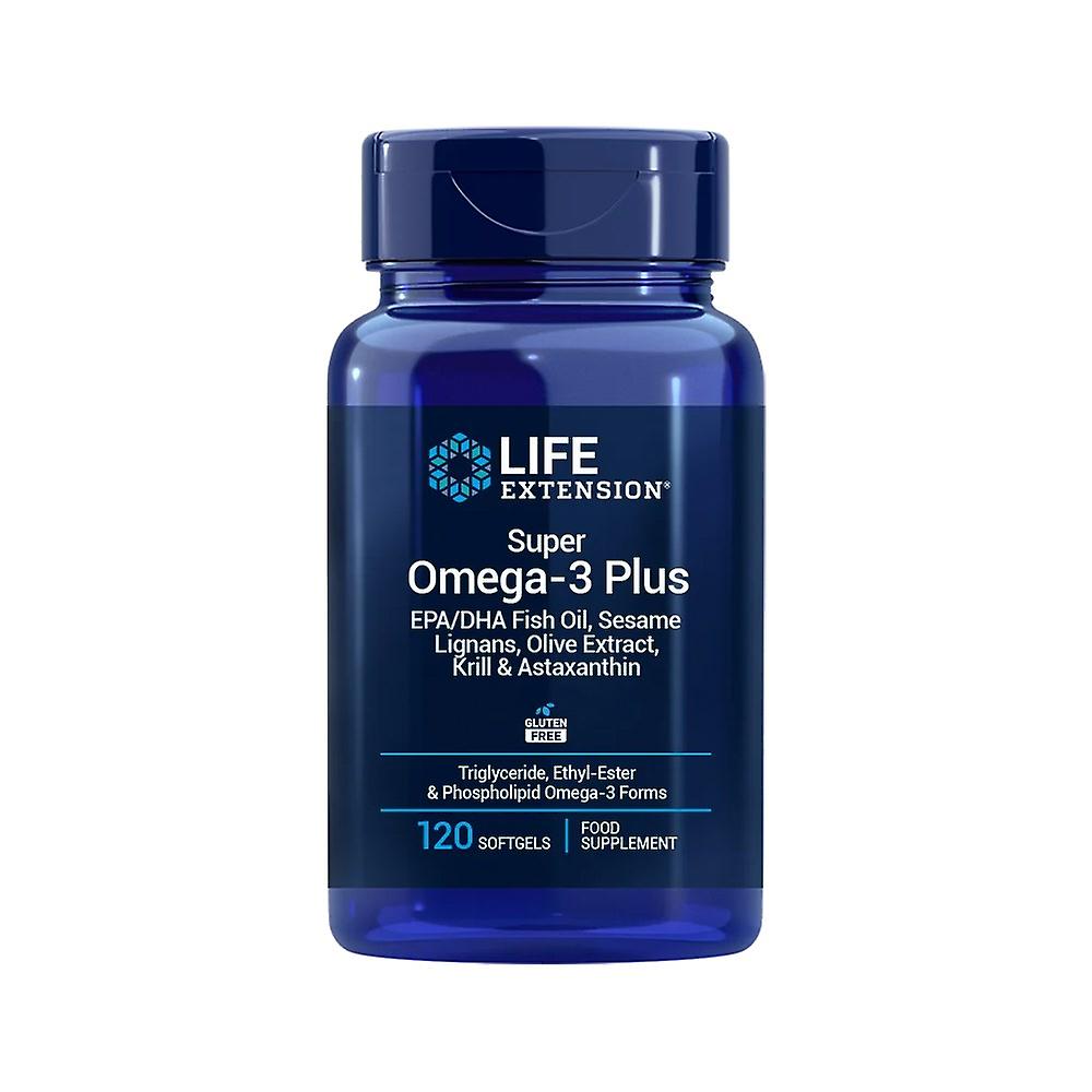 Life Extension super omega-3 plus epa/dha 120 capsules BI8657