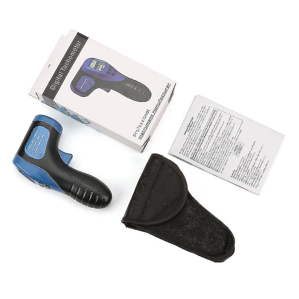 Digital Laser Tachometer Non-contact Rpm Tach Tester Speed Gauge 2.5-99999rpm
