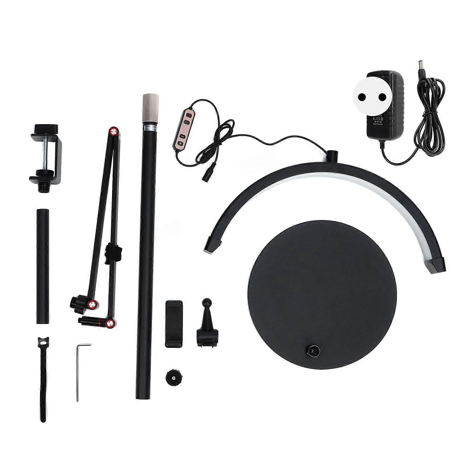 Illuminate Your Beauty with HalfMoon LED Makeup Light - Soft, Adjustable, and Versatile