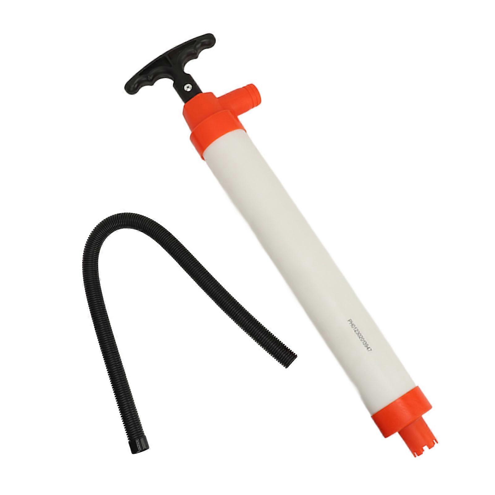 Jadeshay Hand Bilge Pump, Manual Bilge Pump with Hose for Yachts Fishing Boats Kayaks Speedboats(white)