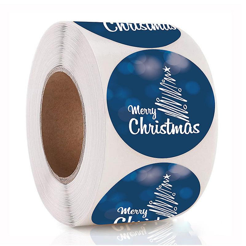 2X500bucs Crăciun Crăciun Crăciun Crăciun Fericit Autocolant Crăciun Om de zăpadă cadou Benzi decorative Etichetă