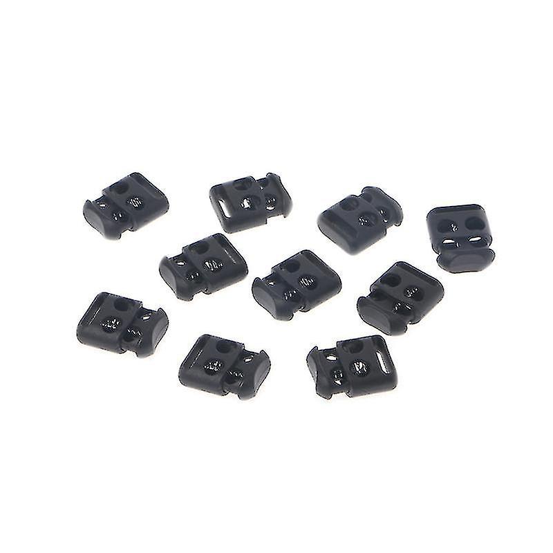 10 Pcs/lot Non-slip Shoelace Buckle Clip Stopper Rope Clip Clamp Cord Cable Lock