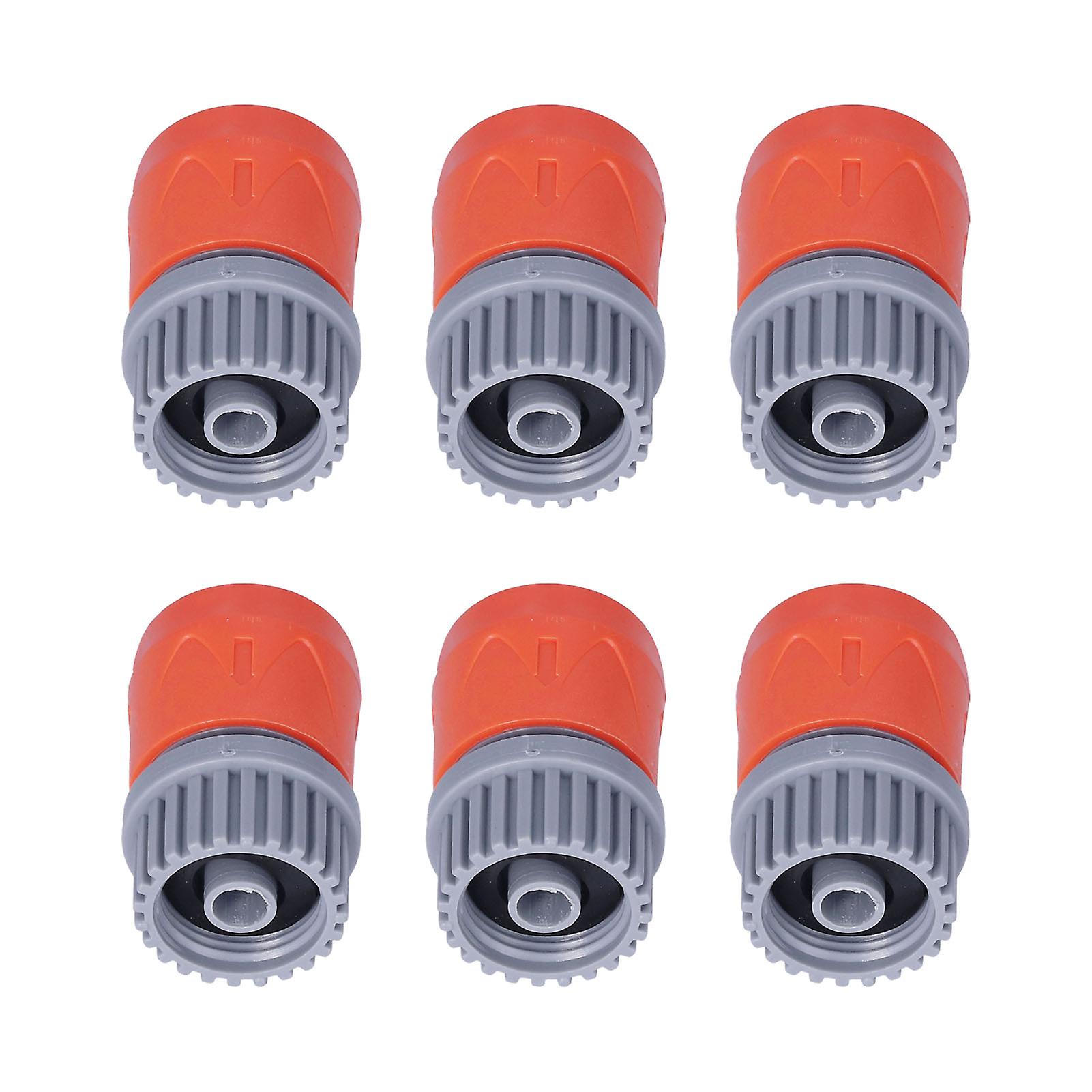 6Pcs Hose Connector Plastic Durable Anti Strong Acid Anti Rust Suction Head Pipe Adapter for Swimming Pool GardenUS Standard