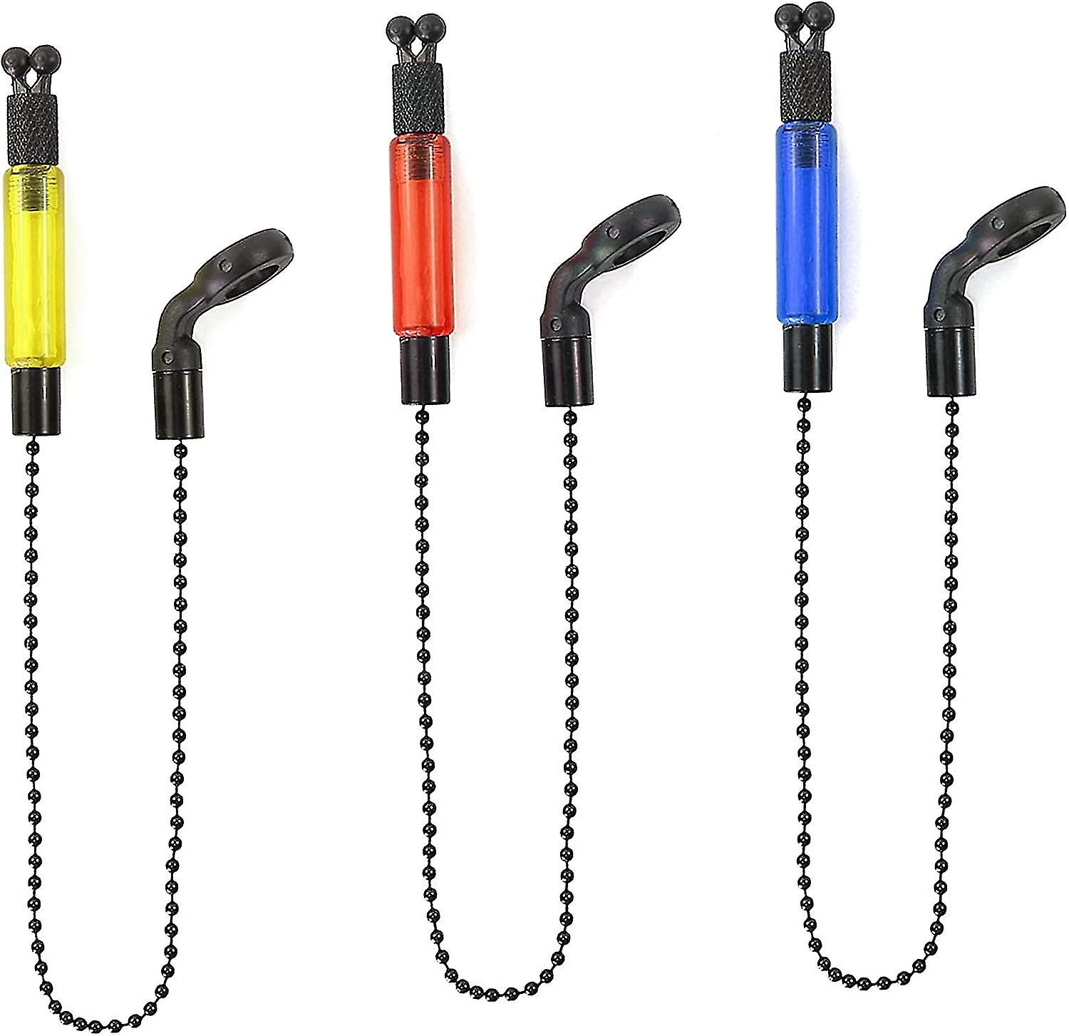 Fishing Bite Alarm Or Swinger Set For Carp Fishing(3pcs, Red+yellow+blue)