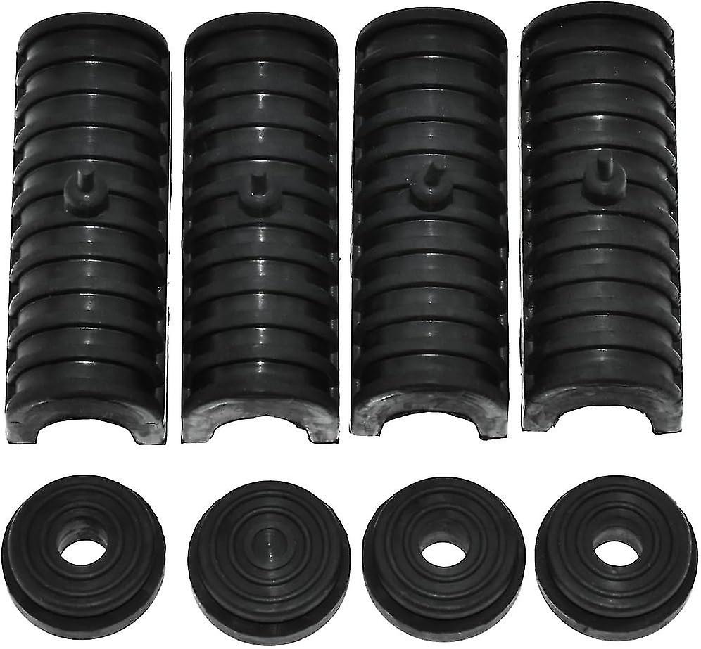Rubber Saddle Bag Grommets Support Cushion Fit For Harley Touring Hard Saddle Bags