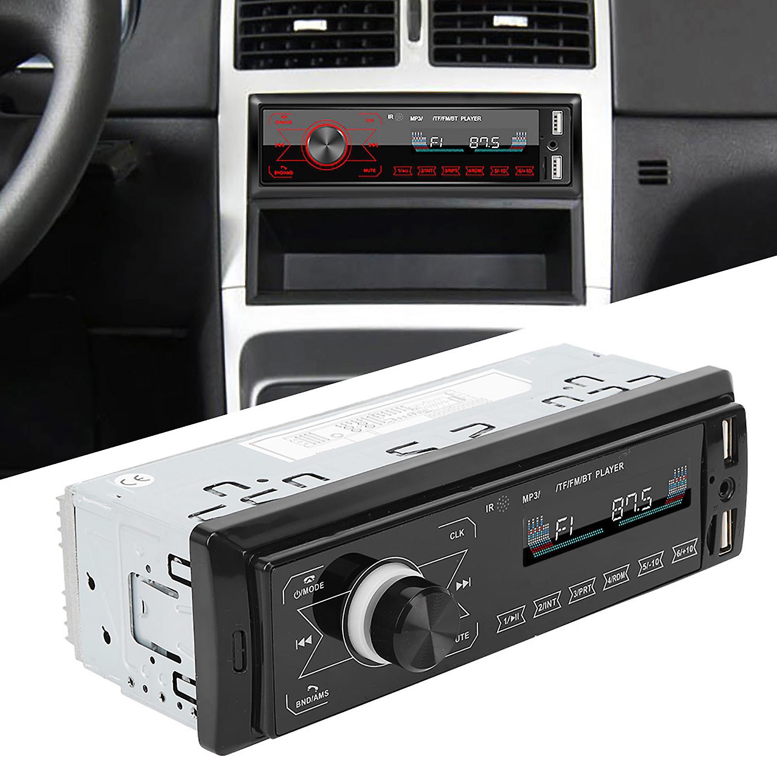 Car MP3 Player Dual USB Bluetooth Stereo Audio Radio Touch Screen Colorful Lights Entertainment System