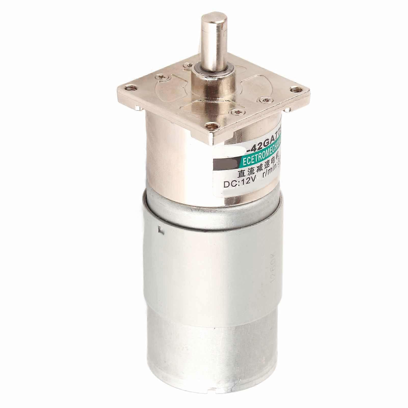 XD?42GA775 Micro DC Gear Motor Large Torsion Adjustable Speed Motor with Bracket(300RPM12V)