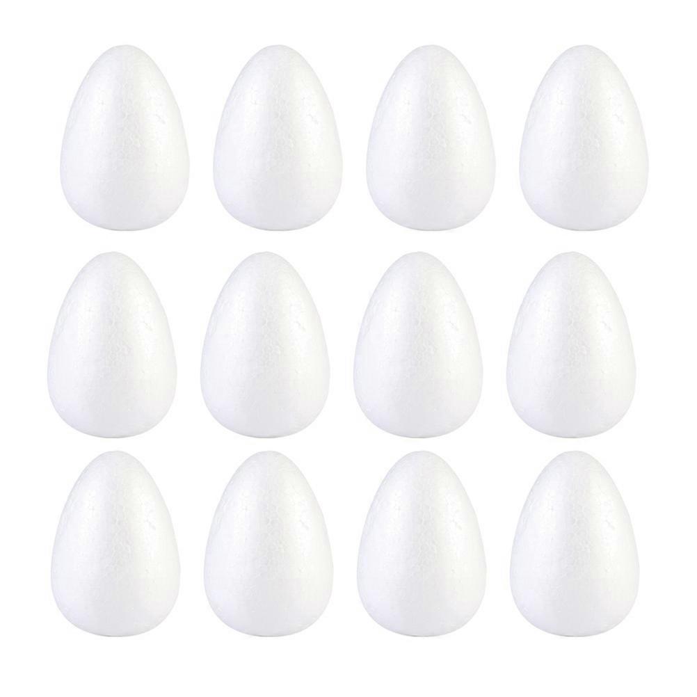 12pcs Easter DIY Eggs Hand-made Painting Eggs Easter Party Decor Supplies