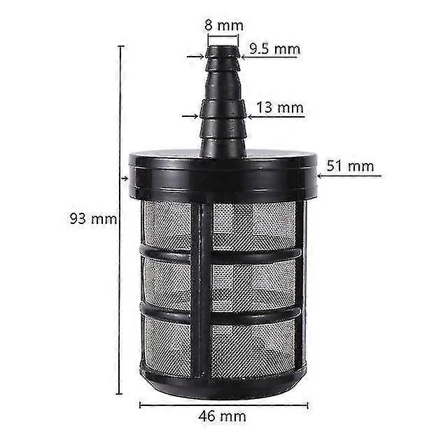 7~13mm Hose Pipe Filter Car Wash Garden Irrigation Filters Sprayer Pump Filtering Net Strainer Stainless Steel Mesh Filter 1 Pc
