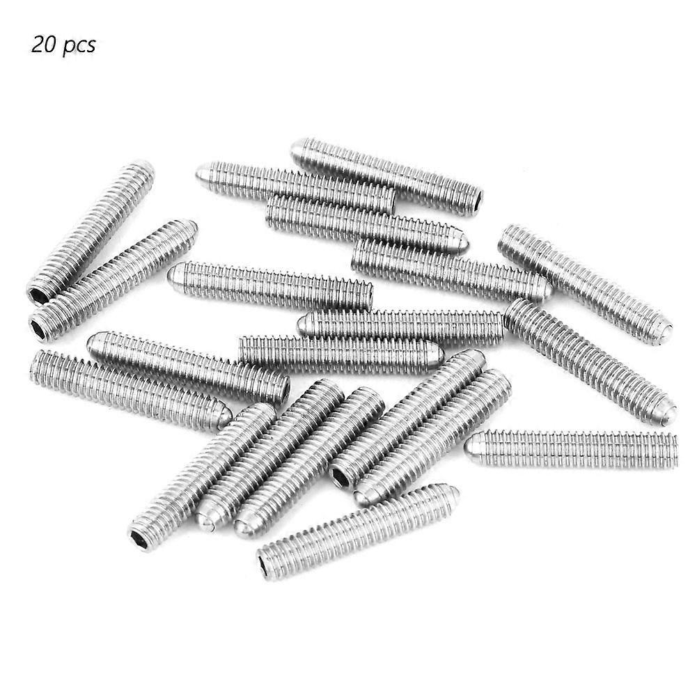20pcs  Set Stainless Steel Thread Hex Spring Ball Plunger Screw (m3*20)