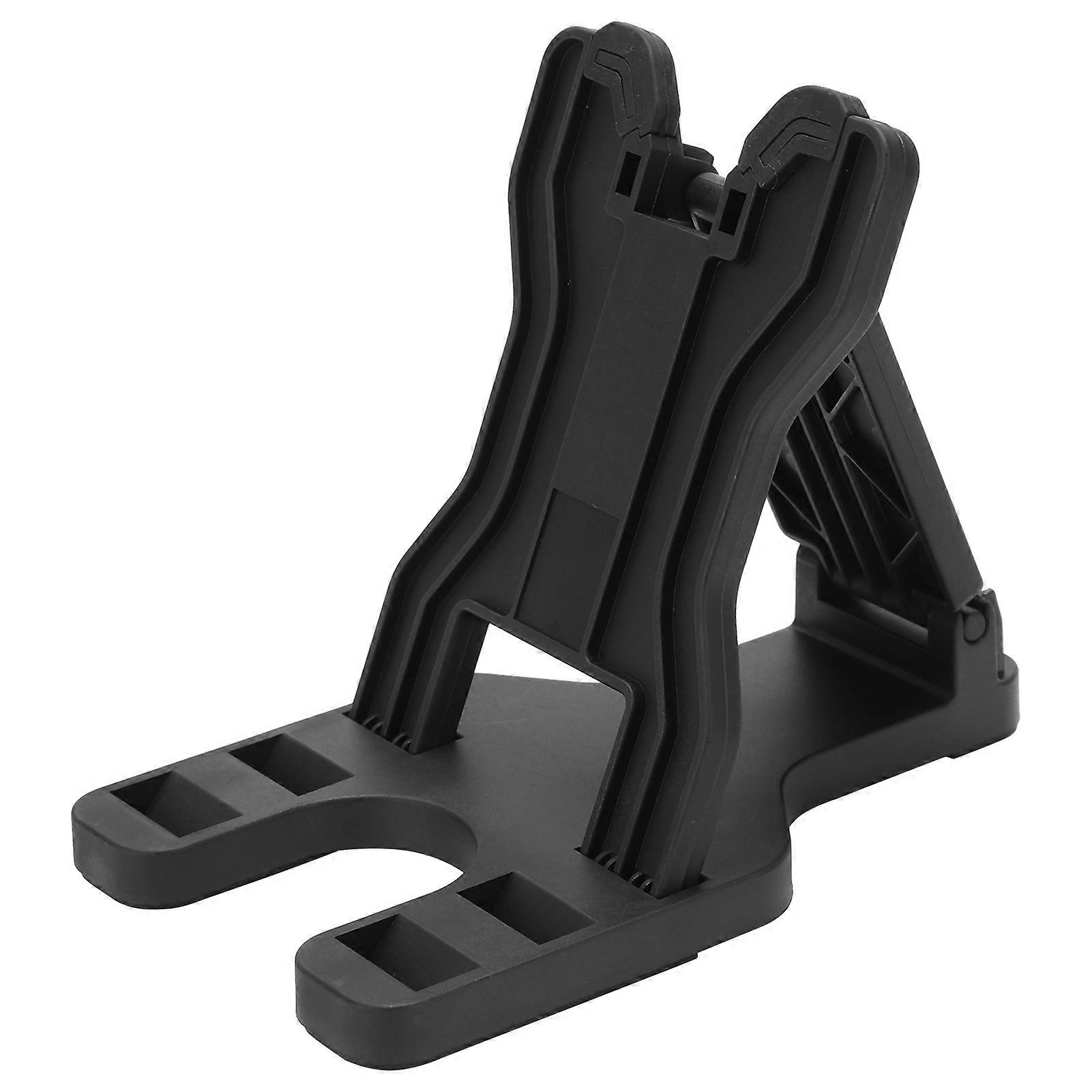 Guitar Stand Portable Foldable Compact Holder Aframe Plastic Floor Folding Instrument(black )