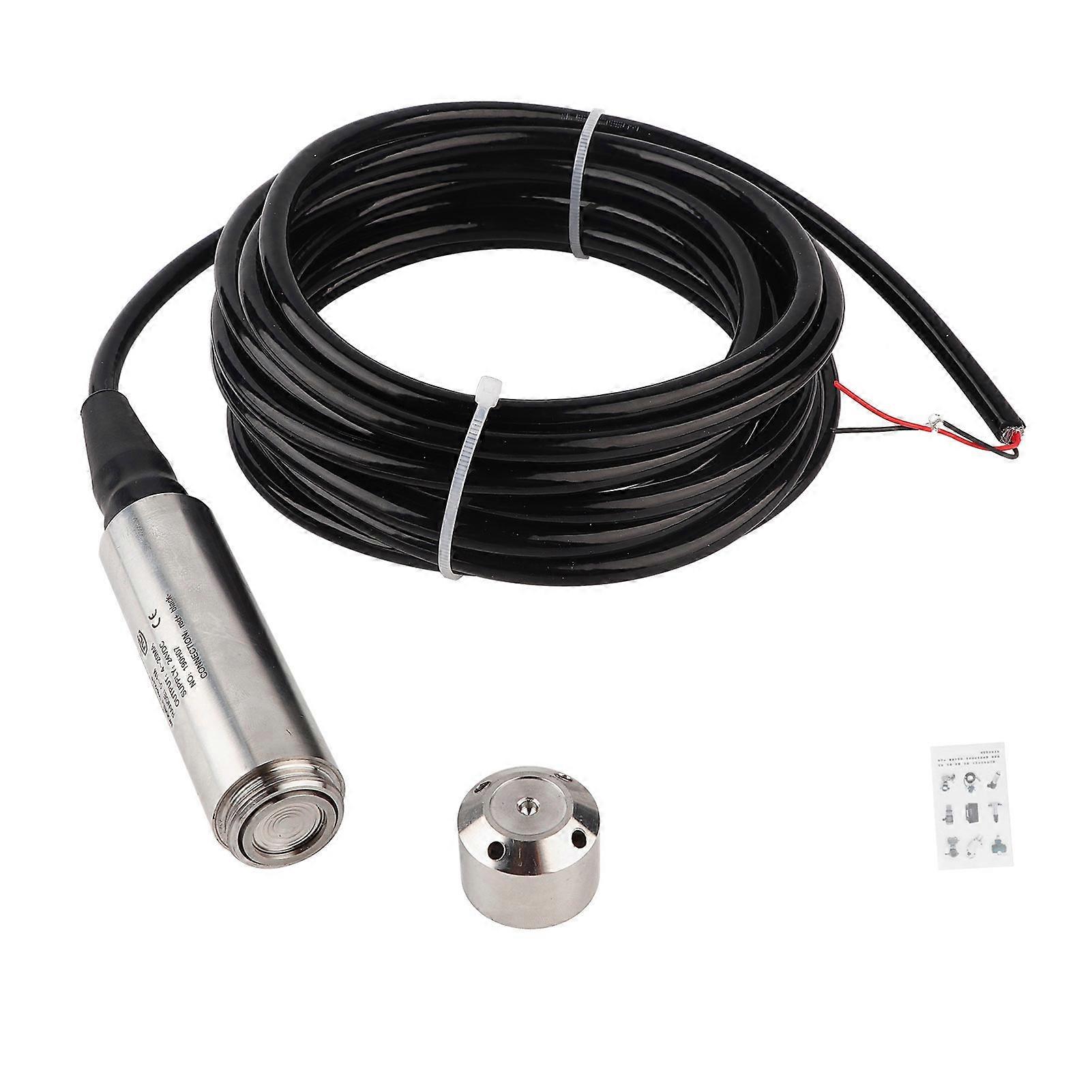 YB2JF Liquid Level Transmitter 5m Cable Water Level Sensor Detector 1232VDC 420mA(010m )