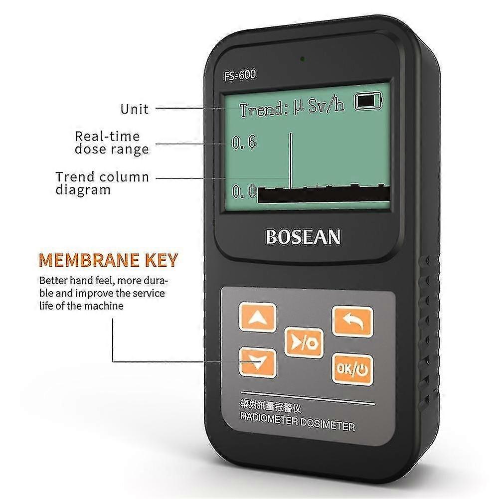 Geiger Counter Nuclear Radiation Detector X-ray Beta Gamma Detector Handheld Counter Emission Dosime