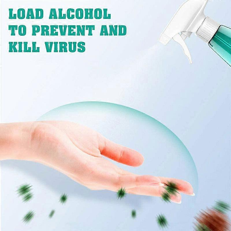 Refillable Mist 3-Mode Spray Bottle Empty Atomizer 500ml Cleaning Gardening Blue New