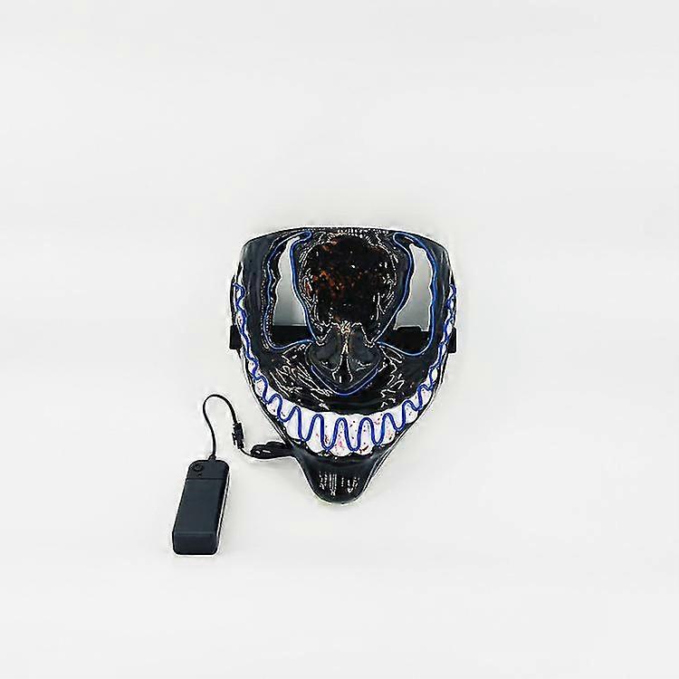 Halloween Horror Mask Led Glowing Mask Funny Devil Party Props