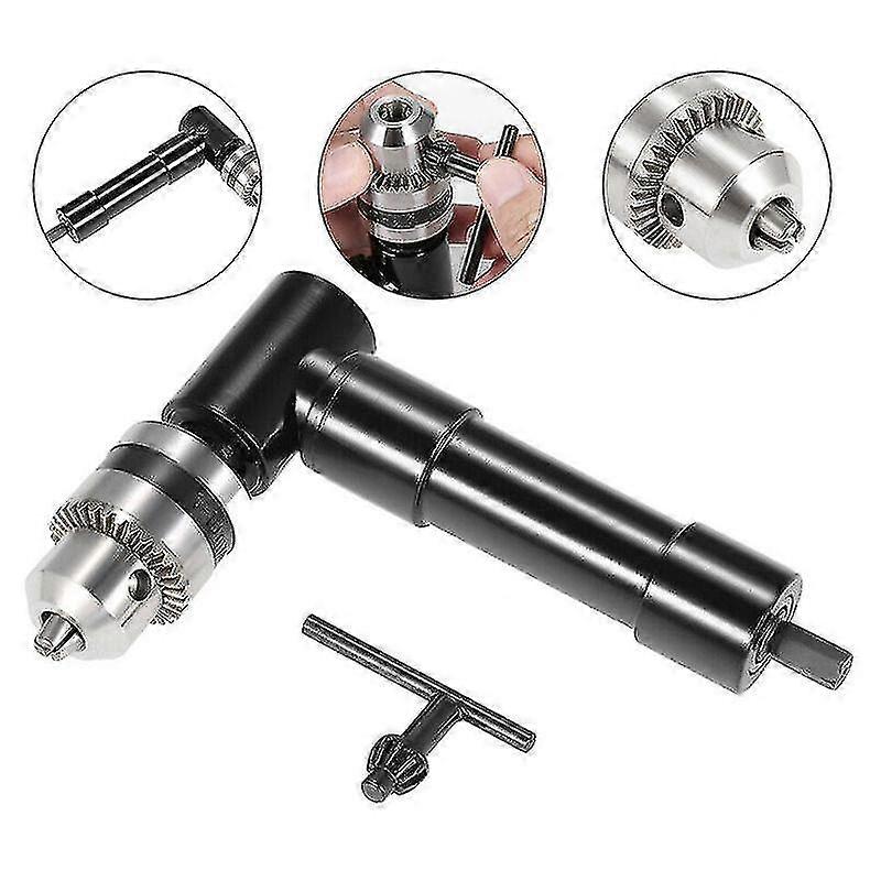 90 Degree Right Angle Electric Drill Chuck Corner Device, Narrow Space Transfer Drilling Tool