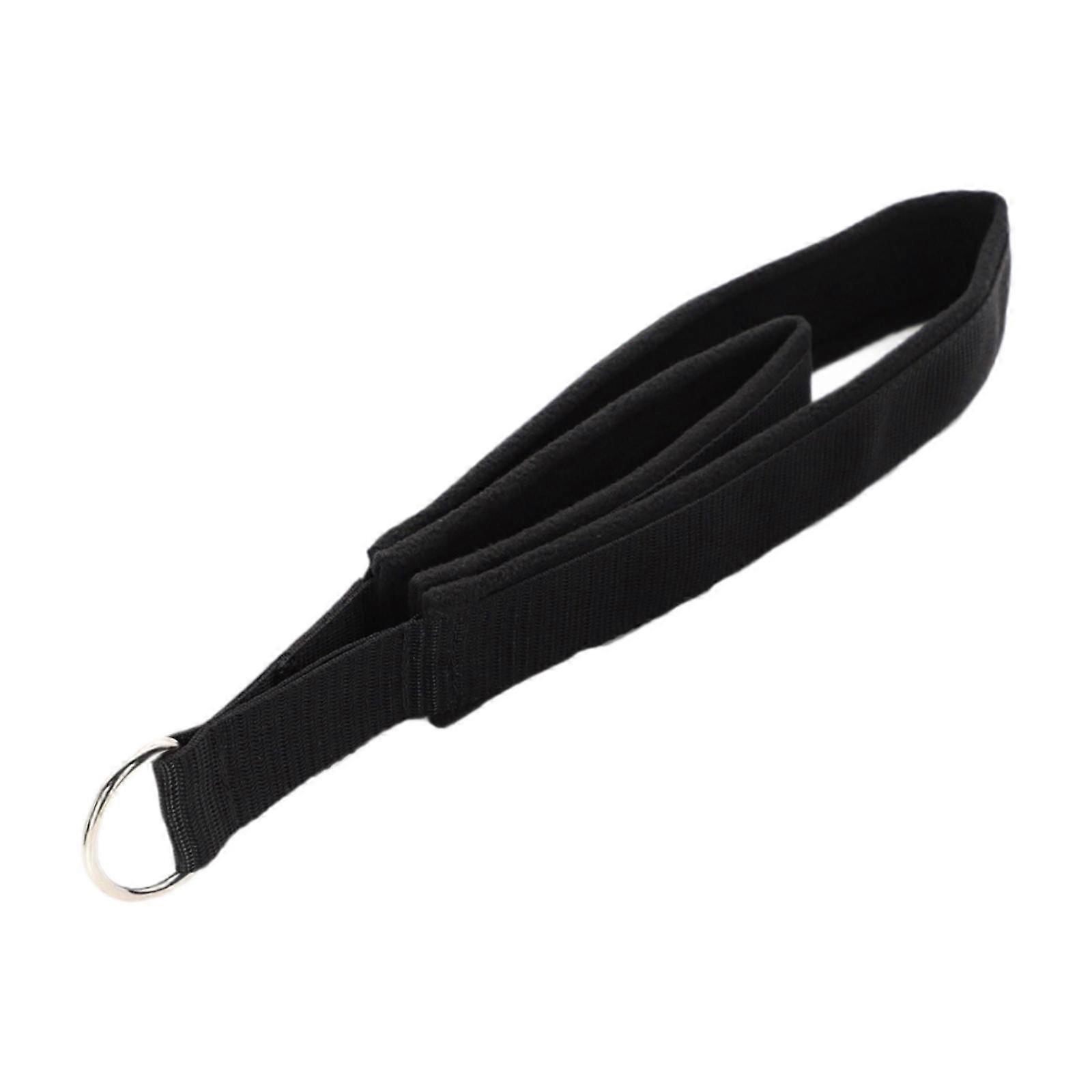 بيلاتيس حزام خفيفة الوزن حلقة مزدوجة بيلاتيس معدات للياقة البدنية المنزل صالة الألعاب الرياضية أسود