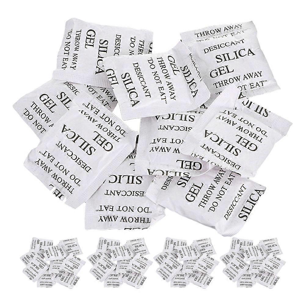 100pcs Silica Gel Desiccant Dry Pouches Moisture Absorber Desiccant Bags