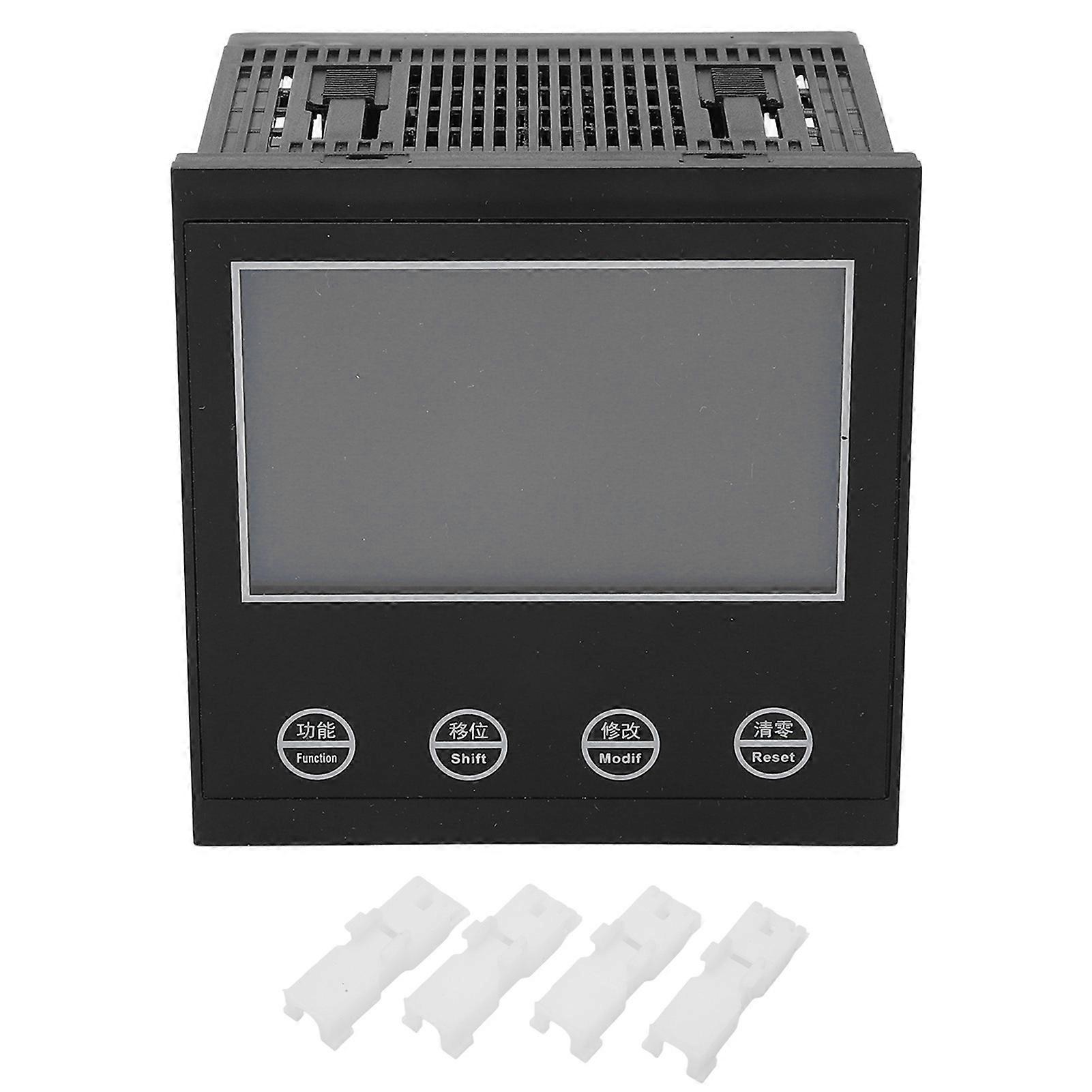 Roller Meter Counter Multifunctional 8 Digits Digital Counter Timer for Assembly Line Conveyor Belts AC 100?240V