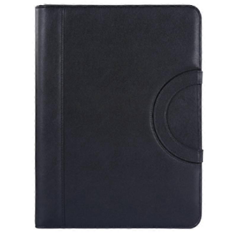 Portable Business Padfolio Portfolio Case Handle Pu Leather Portfolio Folder For School Office Conf