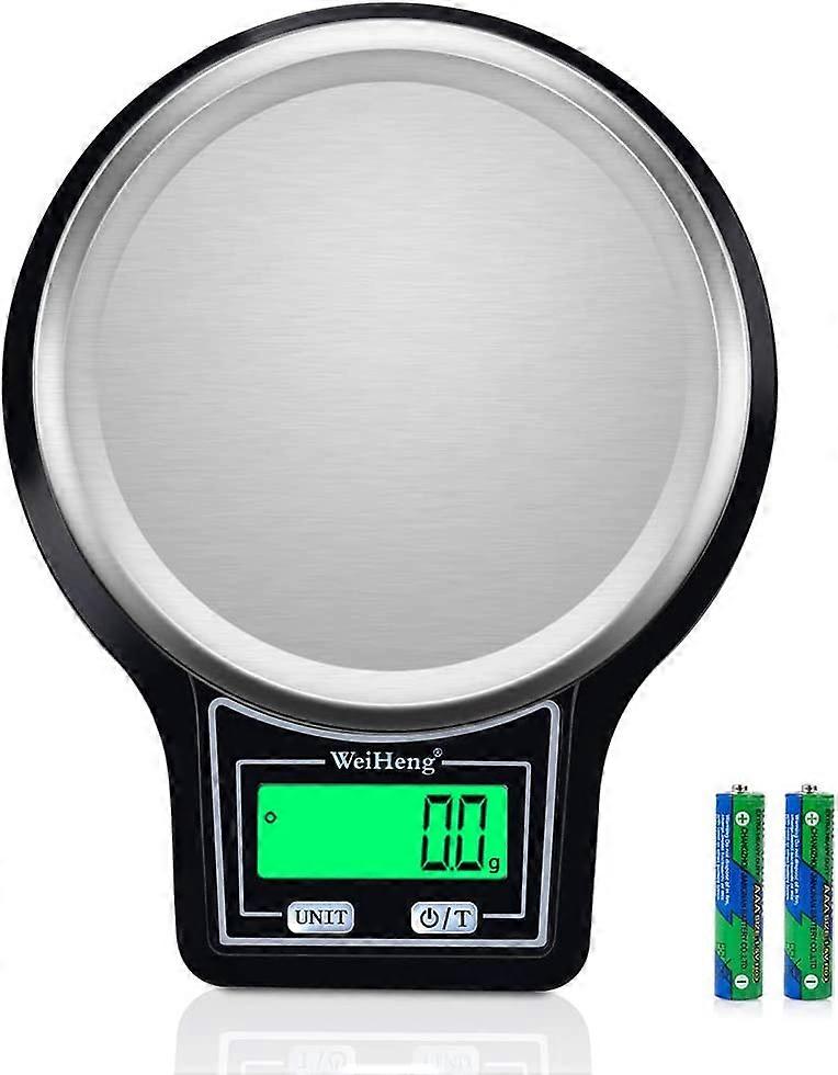 Kitchen Scale 5Kg/ 0.1g [Upgraded], High Accuracy Electronic Food Scale, Stainless Steel Platform With Multifunction For Weighing, LCD Display, Accura
