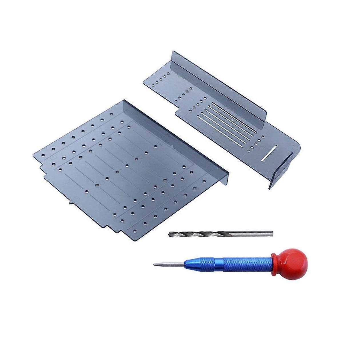 Kitchen Cabinet Pulls Installation Jig Drill Mounting Template for Cabinet Knobs Cabinet Handles Drill for Drawer Pulls