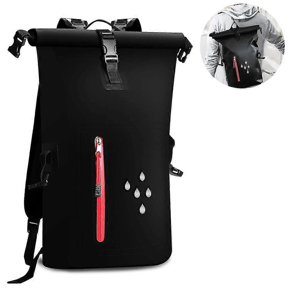 1 stk vanntett ryggsekk tørr pose 25l tørr sekker