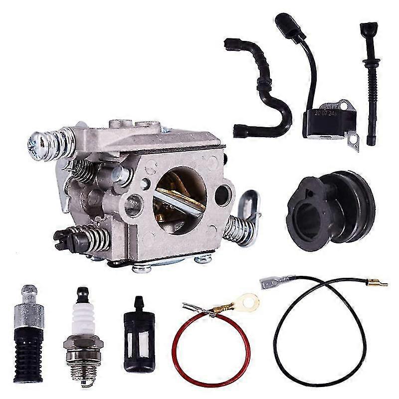 Carburetor For Stihl Chainsaw 017 018 Ms170 Ms180 Coil Spark Plug Kit