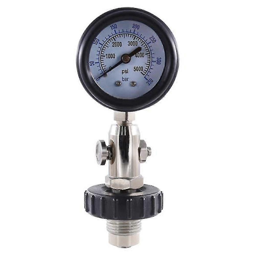 New Din Air Tank Pressure Checker For Scuba Diving With 350bar Gauge,diving Gauge With Handle-Good