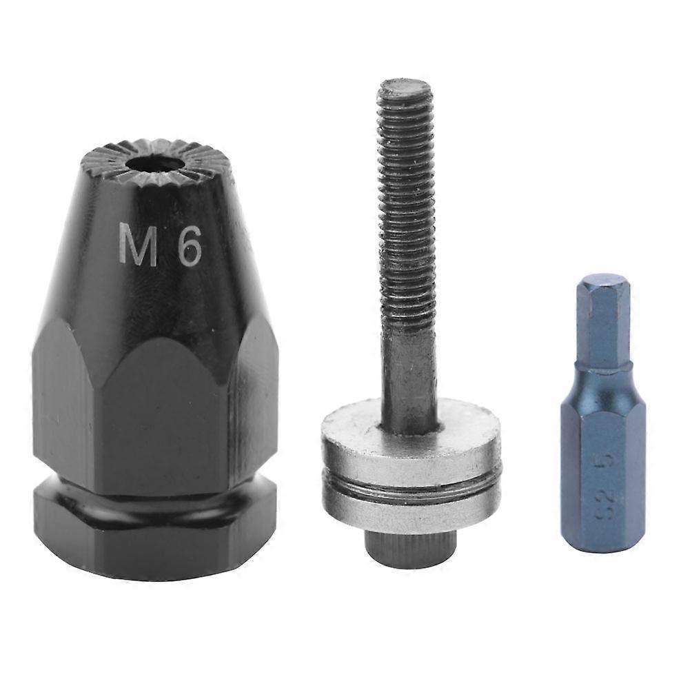 Pneumatic Pull Setter Air Rivets Nut Gun Rivet Nut Head (M6 Hex straight shank)