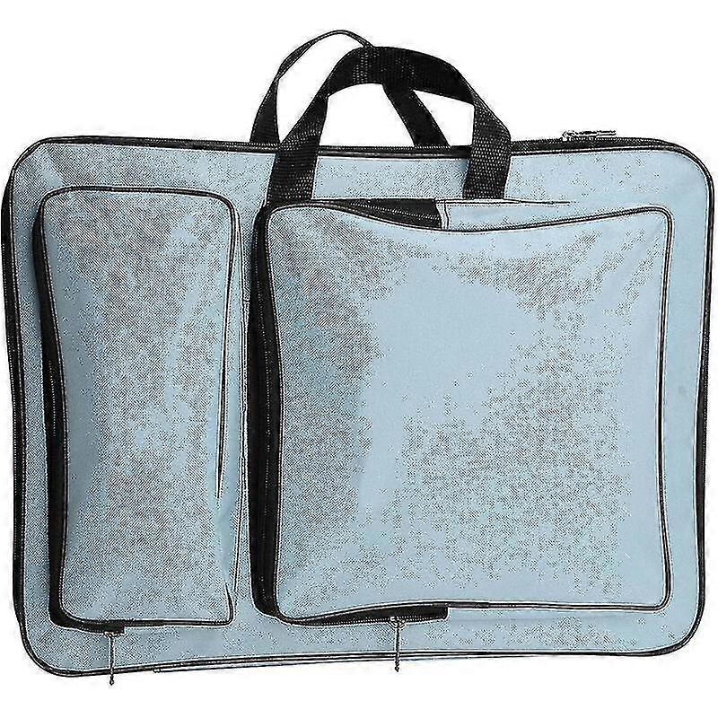 Kids Drawing Bag Waterproof Drawing Board Carry Bag Canvas A3 Drawing Cover Painting Bag 8k Waterproof Drawing Bag Sketchbook Backpacklight Blue