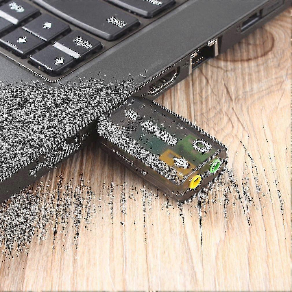 Usb2.0 Audio Headset Headphone Earphone Mic Microphone Jack Converter Adapter