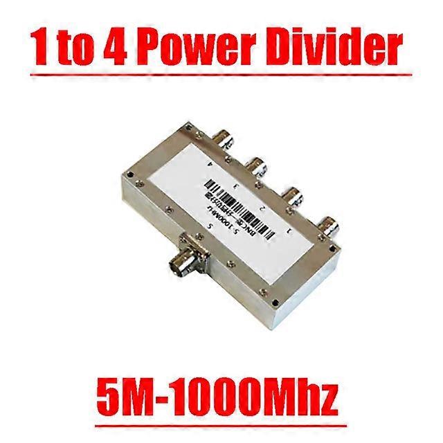 5M-1000mhz Bnc Rf Teiler 1 bis 2/4 Combiner Power Splitter UHF Vhf Fm Sender Sdr Lora Ham Radio Amplifier 868m 900m