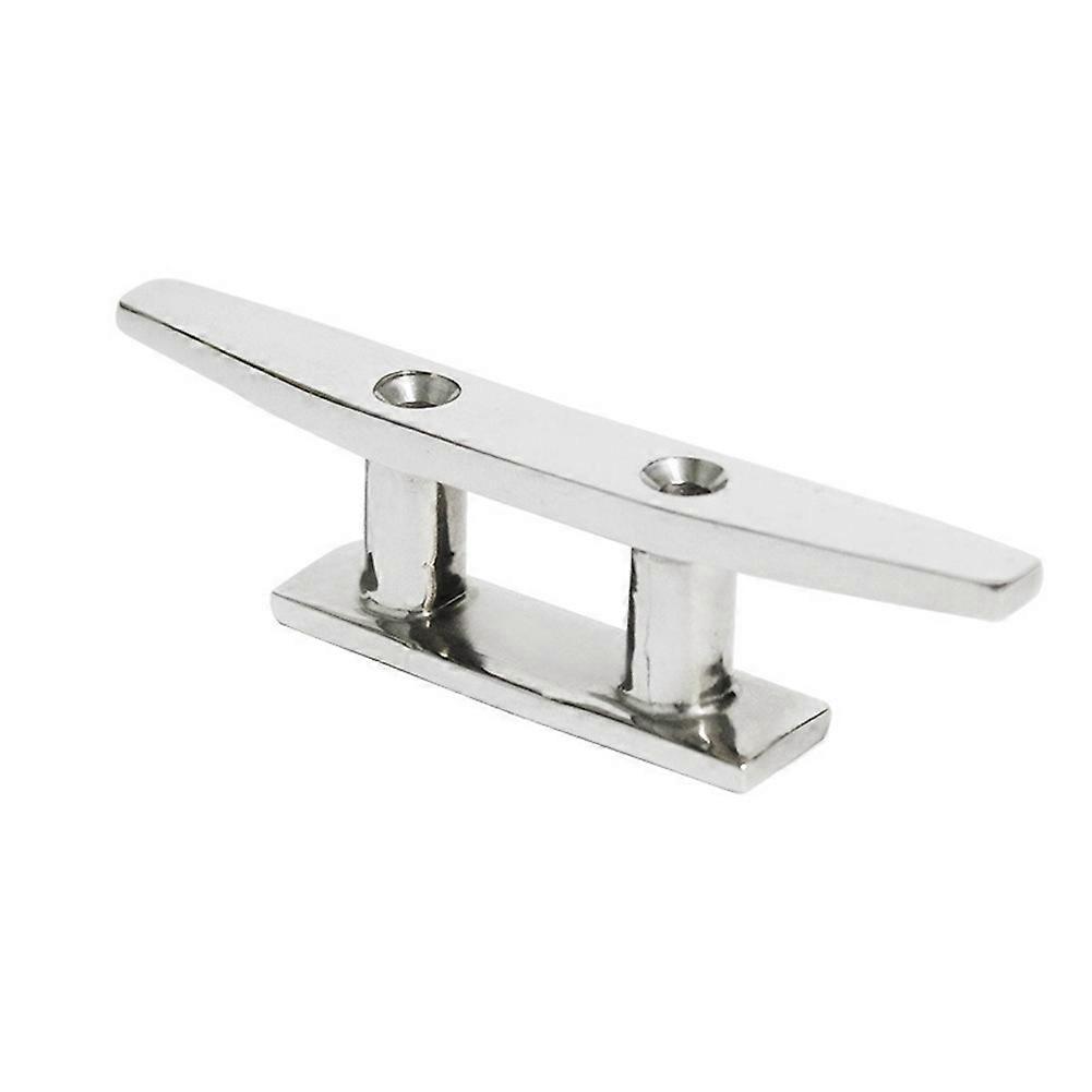 5 Inch Open Base Boat Cleat 316 Stainless Steel Hardware Boat Cleats for Marine Boat Deck Rope Tie