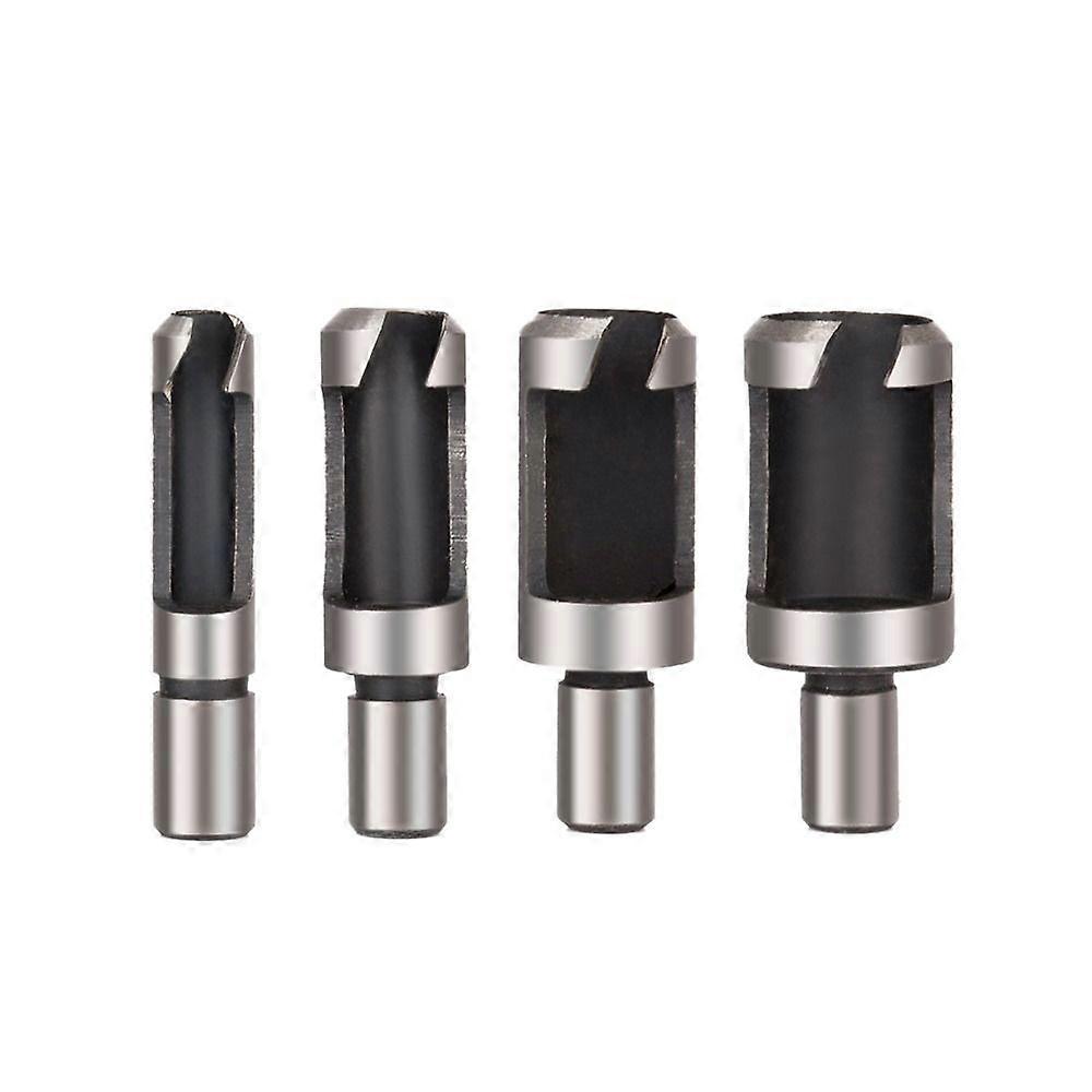 Punch Tool Straight Hand Drill Tool Tapered Taper Drill Bit Set Cork Bit Wood Plug Cutter Cutting Tool