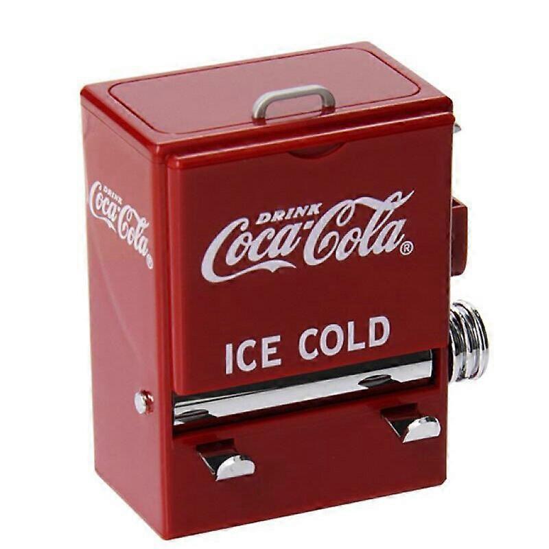Creative Personality Plastic Retro Red Black Cola Style Toothpick Box Toothpick Holder Vending