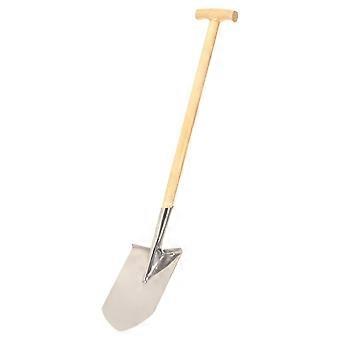 Garden Point Shovel T Grip Edelstahl und Eschenholz