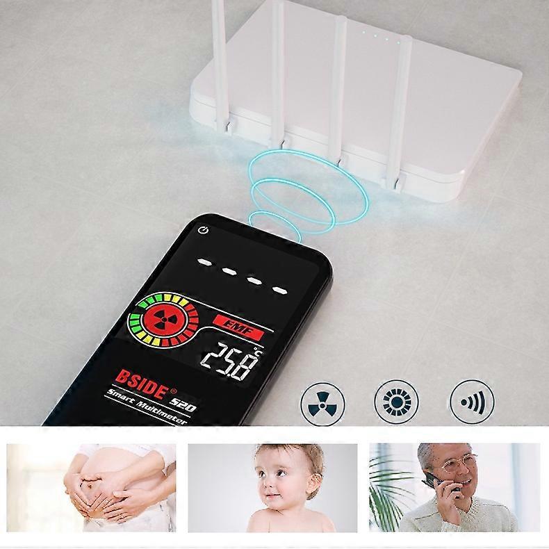 Fully Automatic Intelligent Electromagnetic Radiation Multimeter LCD Display Anti Burning Multimeter