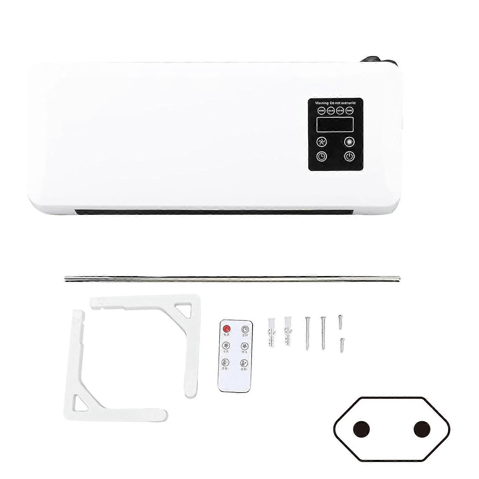 Remote Heaters Electric Cooling Heating Machine Quiet Energy-Efficient Wall Space Heaters for Home
