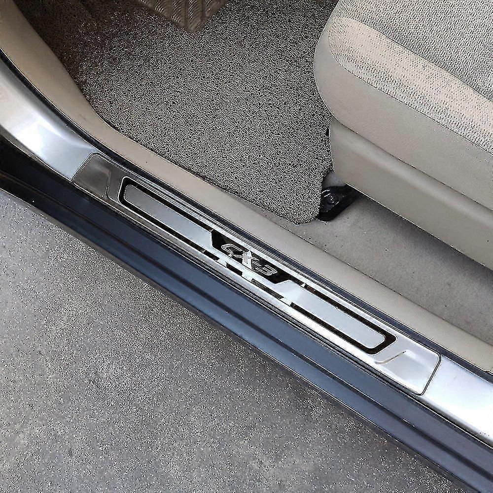 4 stuks Rvs Auto Instaplijsten Protector Voor Mazda CX-3 CX-5, Welkom
