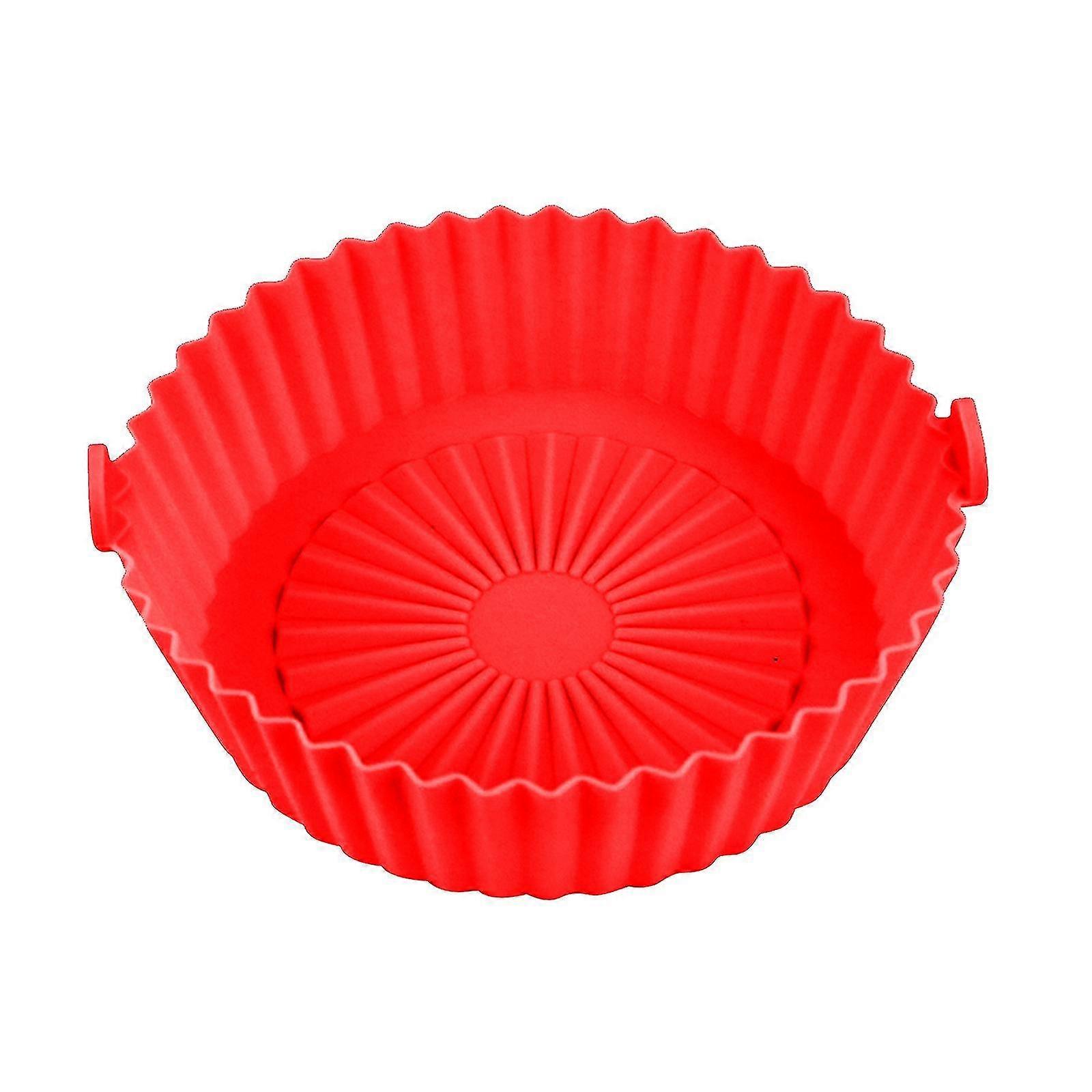 Reusable Air Fryer Silicone Pot, Heat-resistant Non-stick Baking Basket
