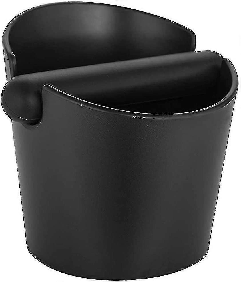 Espresso Knock Box, 4,8 Zoll Kaffee Knock Box Espresso Dump Bin für Kaffeesatz mit abnehmbarer Knock Bar und rutschfester Basis Shoc -